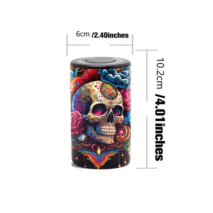 OdorLock Airtight Stash Jar – Skull Edition