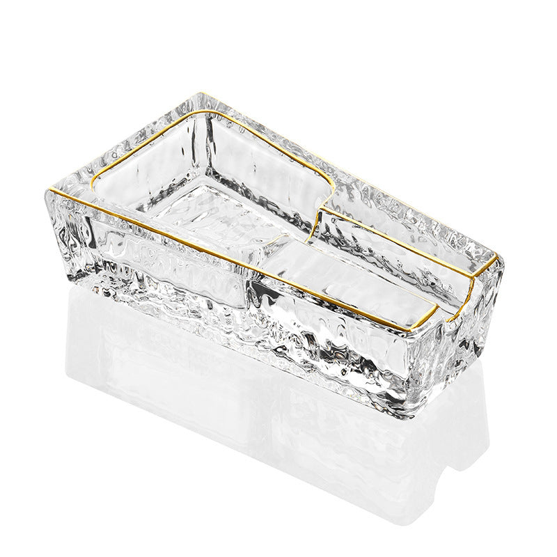 Household Thickening Crystal Glass Cigar Ashtray