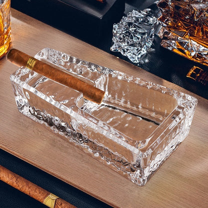 Household Thickening Crystal Glass Cigar Ashtray