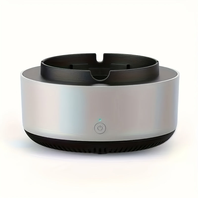 Next-Gen Smart Ashtray – Filters Smoke, Purifies Air, Sleek, Stylish