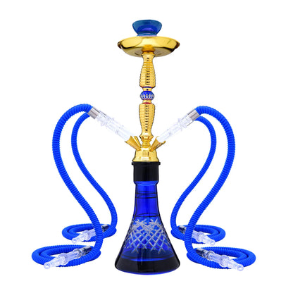 DEJAYA Ultimate Glass Narguile Hookah Set