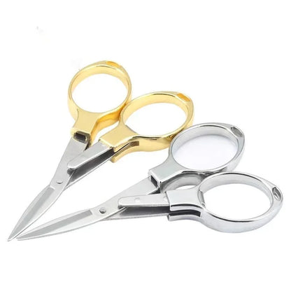 PocketTrim Mini Scissors – Foldable Carbon Steel