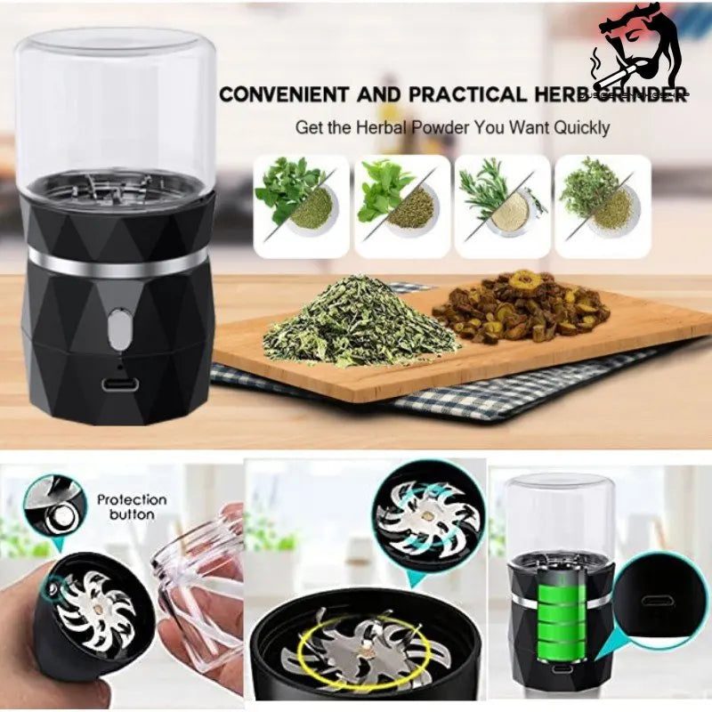 LTQ Mini Herb Grinder – Four Styles Electric Grinder