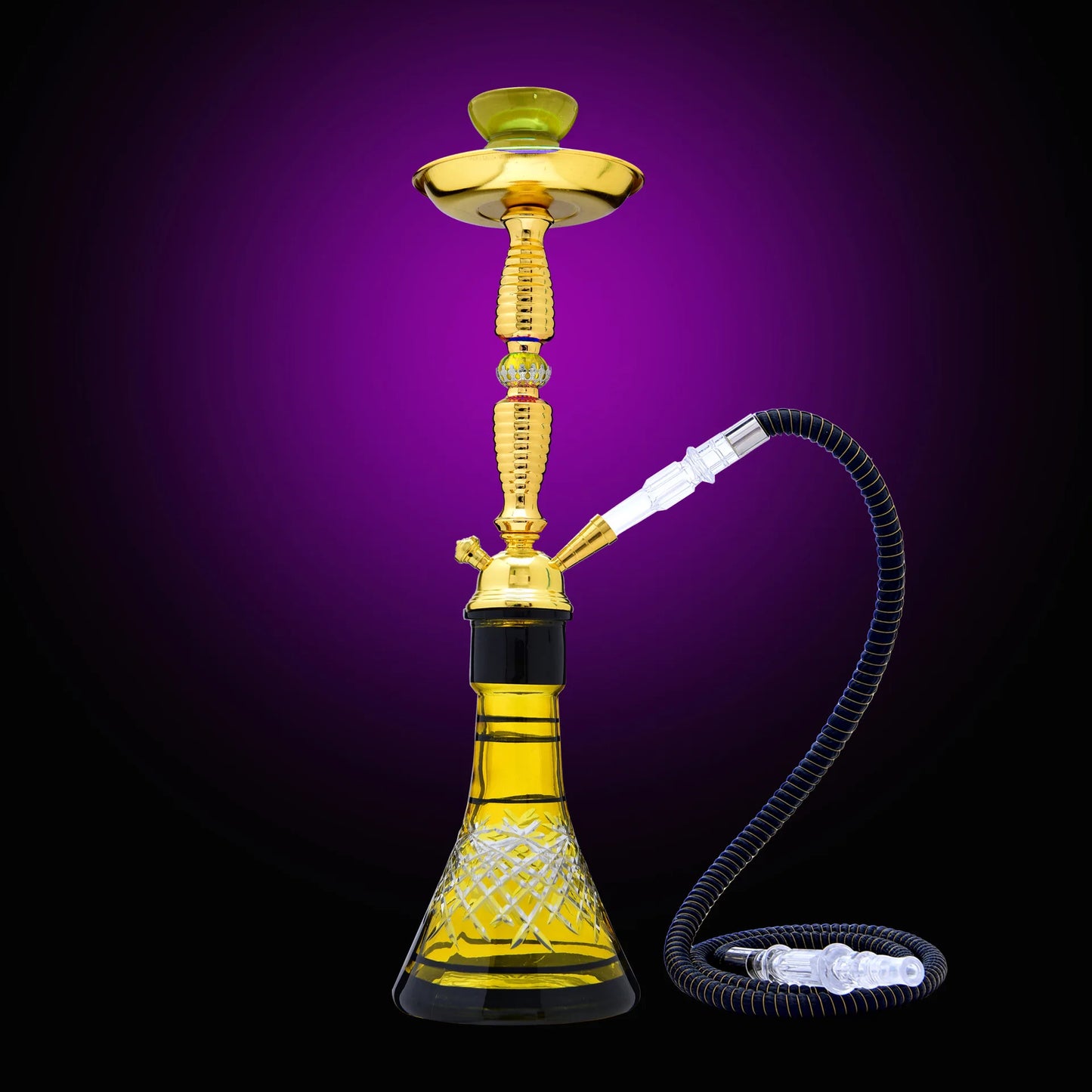 DEJAYA Ultimate Glass Narguile Hookah Set