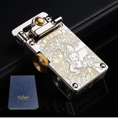 CHIEF Mechanical Luxury Lighter – Personalized Ignite Masterpiece