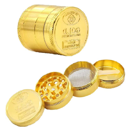 GoldFlow Grinder - Metalcore Grinder, Gold Look