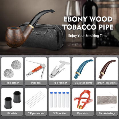 TobaccoPipe Elite Case – Stylish PU Leather Holder