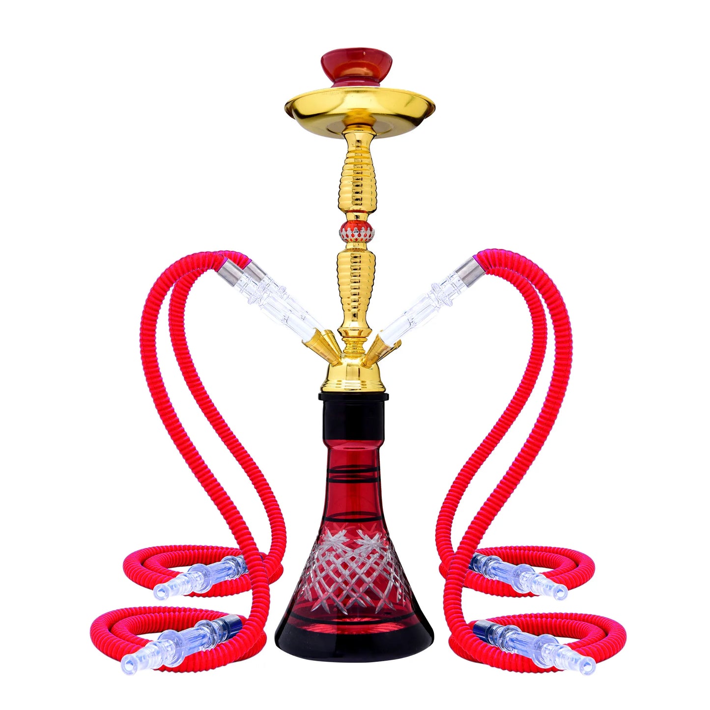 DEJAYA Ultimate Glass Narguile Hookah Set