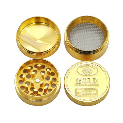 GoldFlow Grinder - Metalcore Grinder, Gold Look