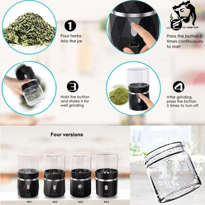 LTQ Mini Herb Grinder – Four Styles Electric Grinder