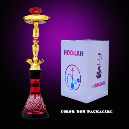 DEJAYA Ultimate Glass Narguile Hookah Set