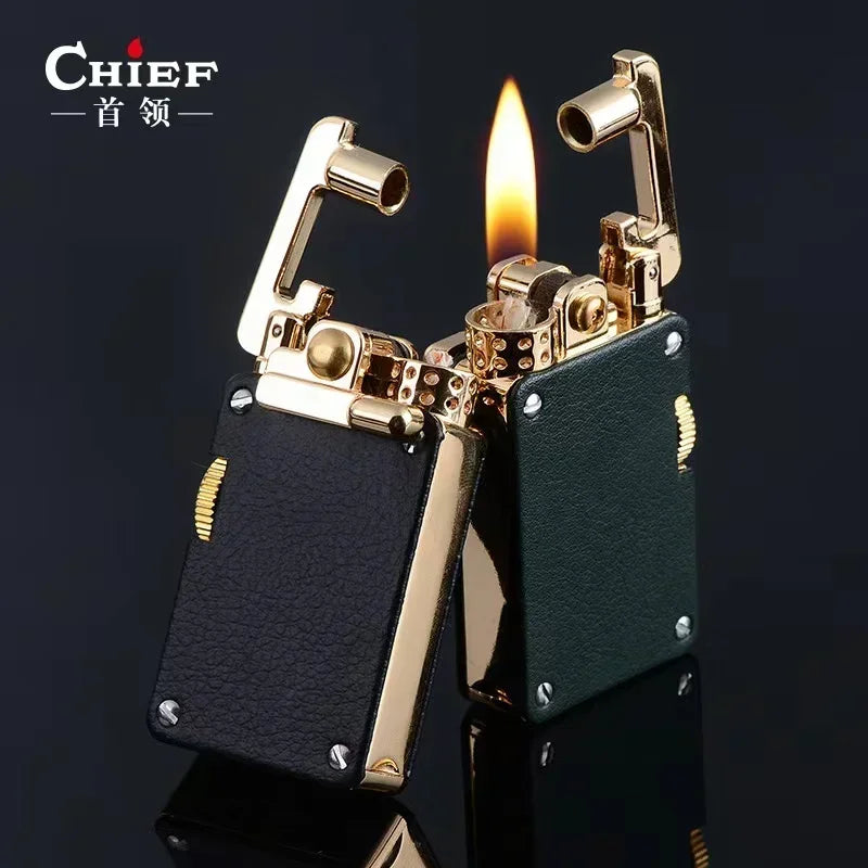 CHIEF Mechanical Luxury Lighter – Personalized Ignite Masterpiece