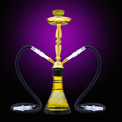 DEJAYA Ultimate Glass Narguile Hookah Set