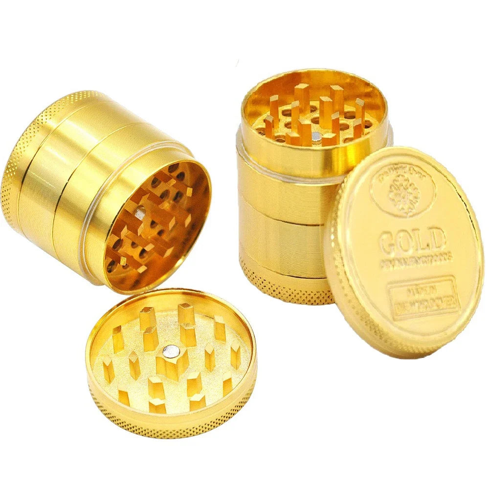 GoldFlow Grinder - Metalcore Grinder, Gold Look