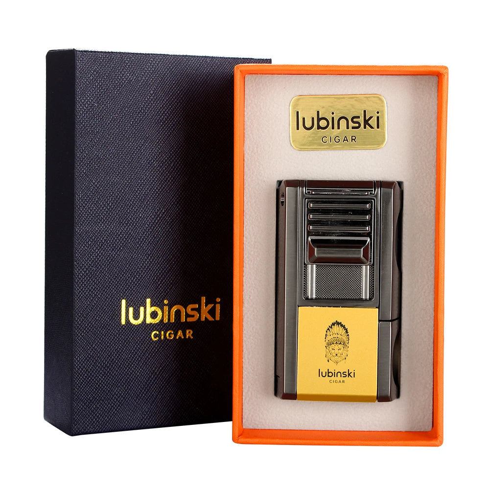 LUBINSKI Multifunctional Cigar Lighter Butane Set