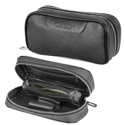 Scotte Premium PU Leather Pipe Holder – Durable, Portable, Stylish