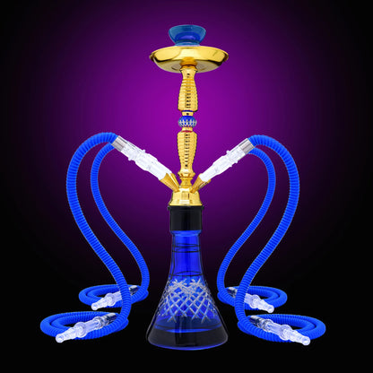 DEJAYA Ultimate Glass Narguile Hookah Set