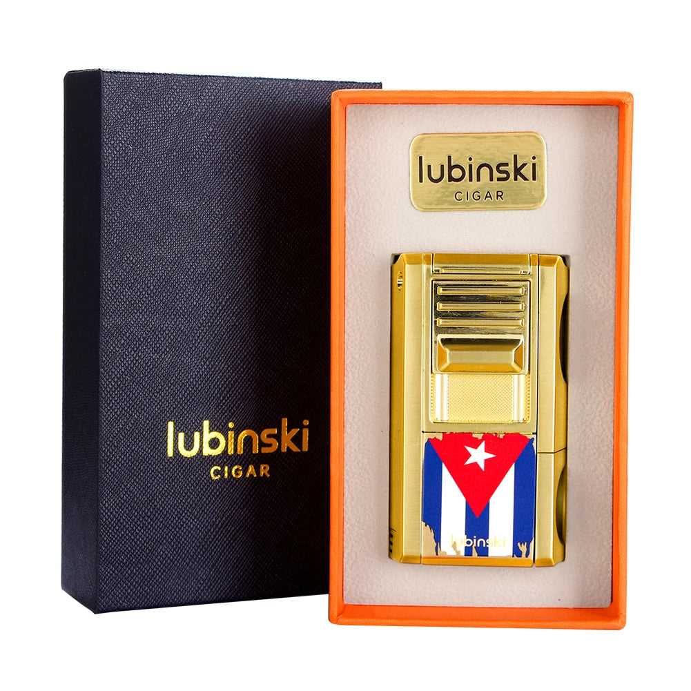 LUBINSKI Multifunctional Cigar Lighter Butane Set