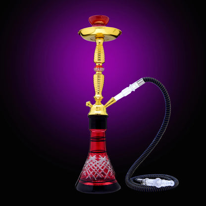 DEJAYA Ultimate Glass Narguile Hookah Set