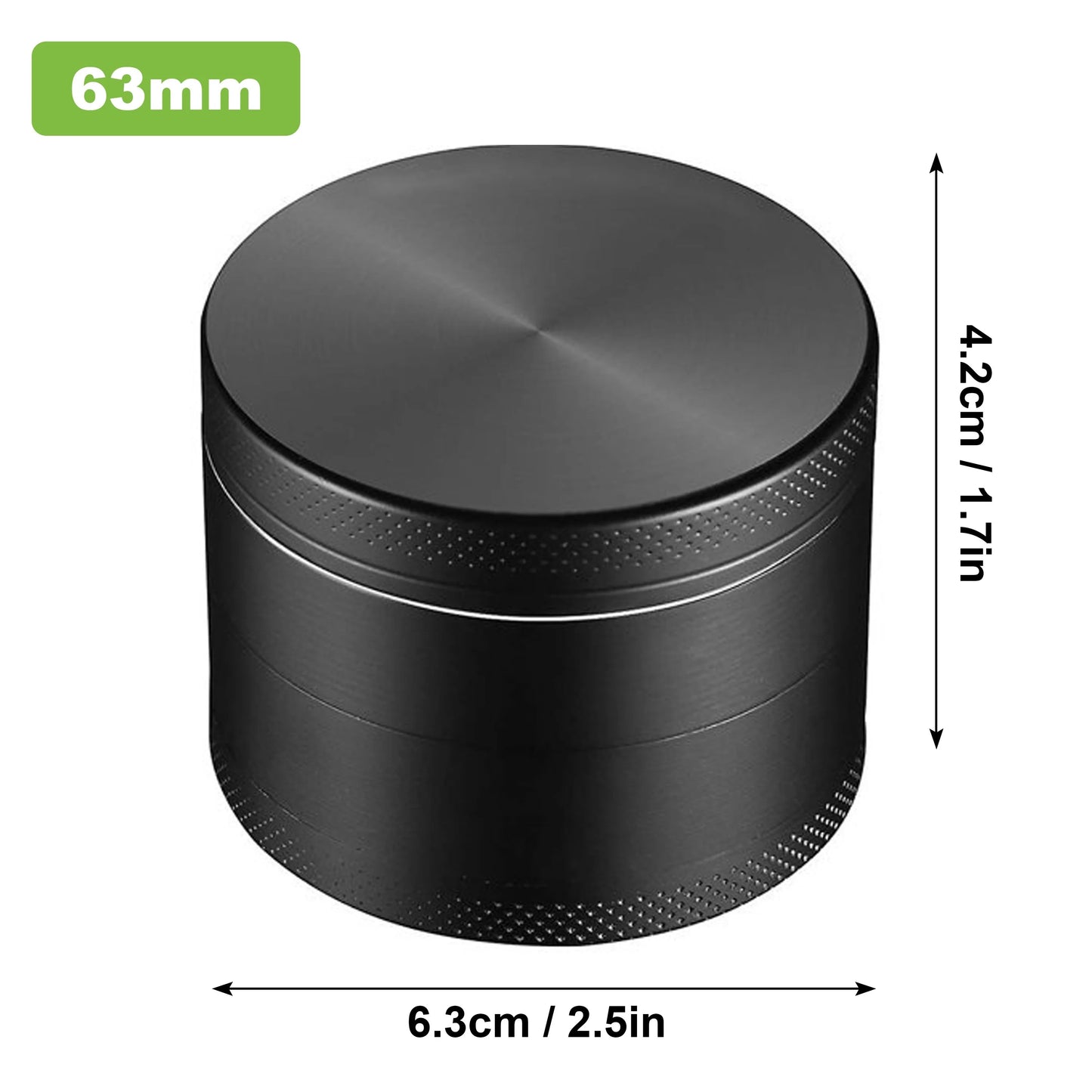 GrindView 5 - Herb Grinder, 5 layers, robust