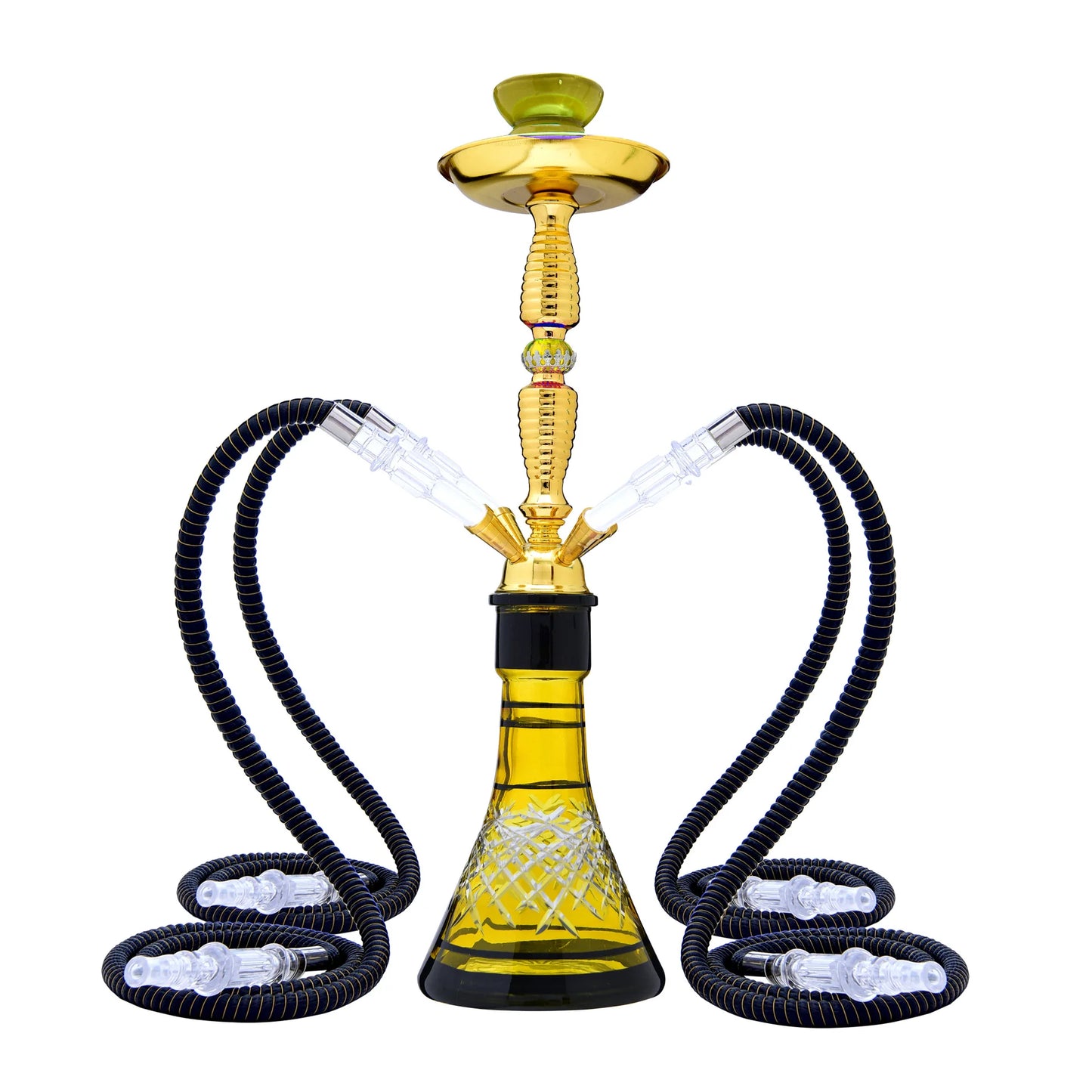 DEJAYA Ultimate Glass Narguile Hookah Set