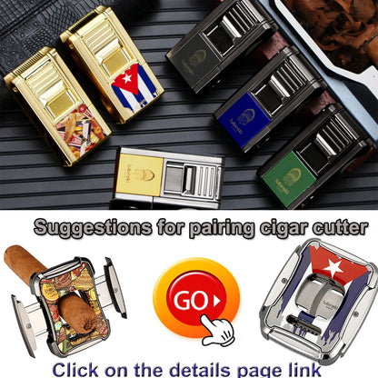 LUBINSKI Multifunctional Cigar Lighter Butane Set