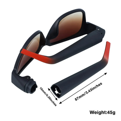 Stealth Smoke Sunglasses with Hidden Storage