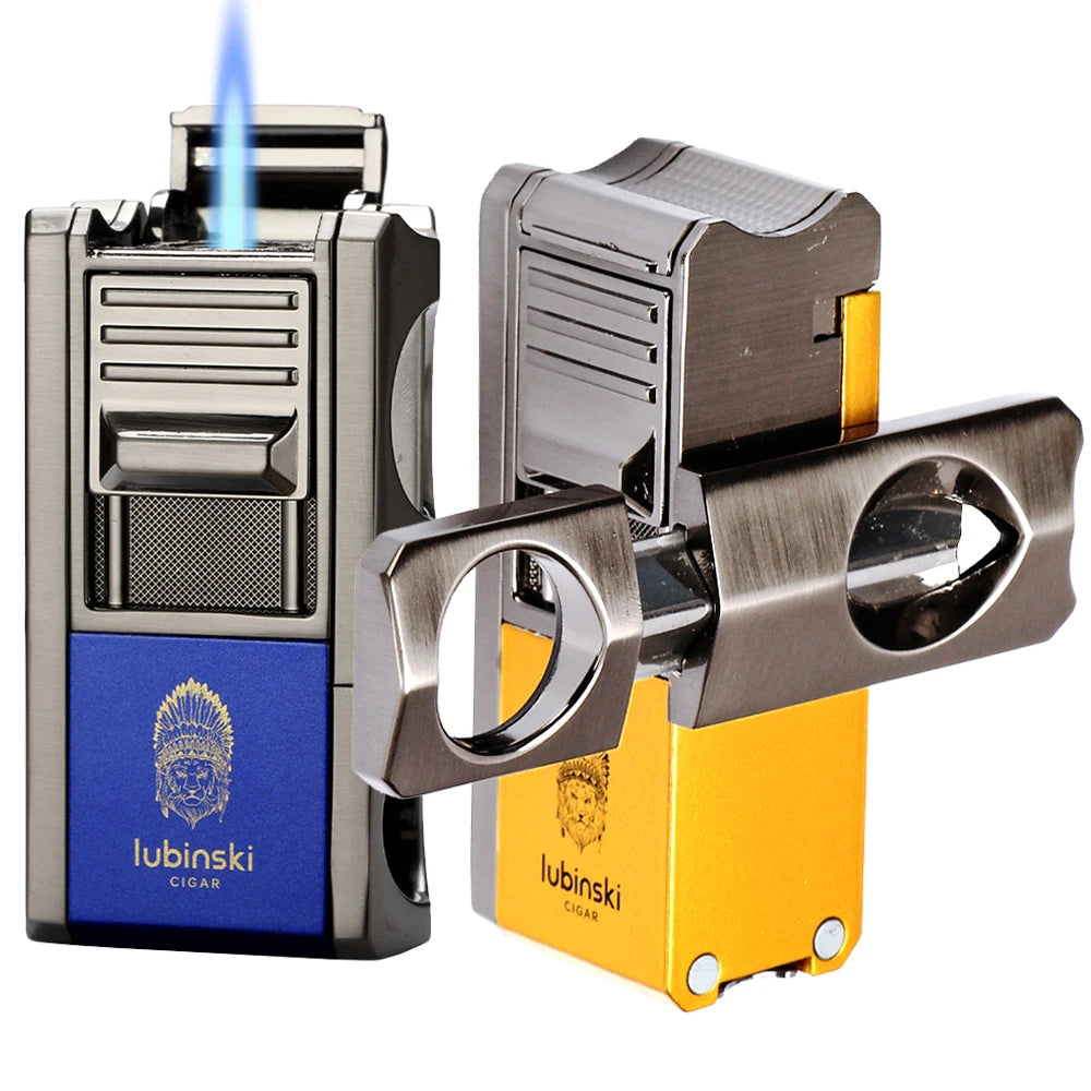 LUBINSKI Multifunctional Cigar Lighter Butane Set