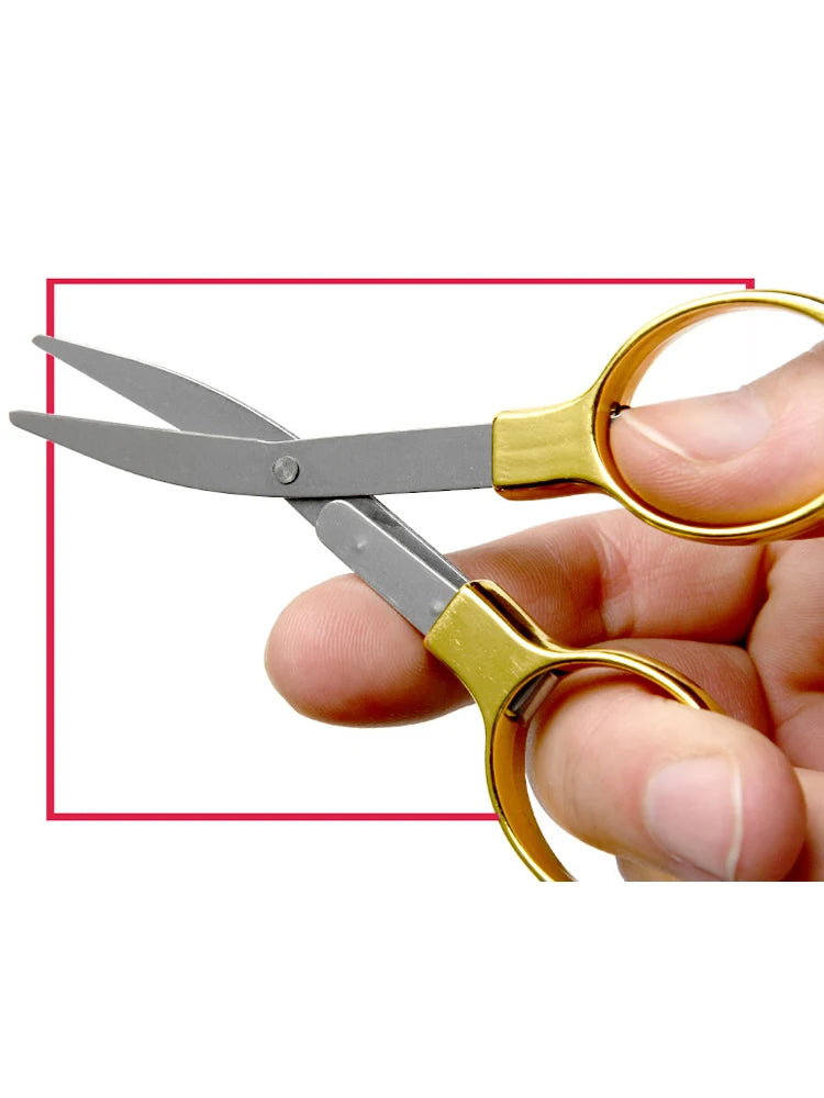 PocketTrim Mini Scissors – Foldable Carbon Steel