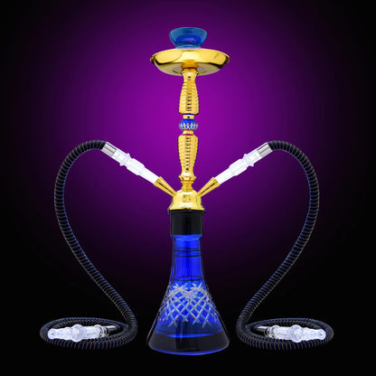 DEJAYA Ultimate Glass Narguile Hookah Set