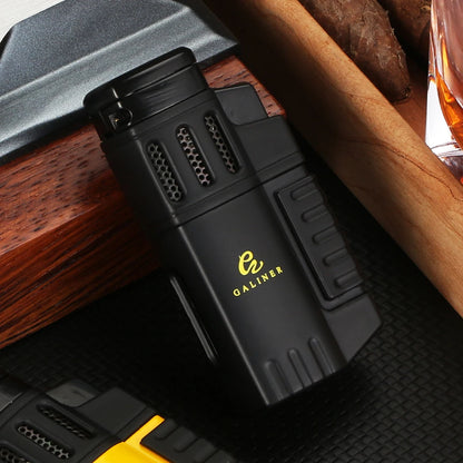 GALINER Luxury Torch Lighter with Four Jet Flames