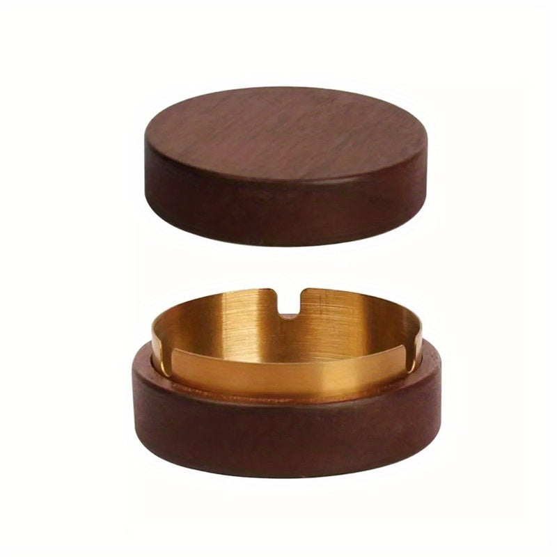 Handcrafted Wooden Ashtray – Elegant Design, Durable, Windproof, Premium Quality