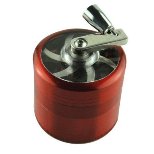 Zinc Alloy Smoke Crusher Metal Grinder With Handle