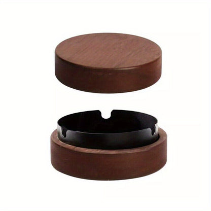 Handcrafted Wooden Ashtray – Elegant Design, Durable, Windproof, Premium Quality