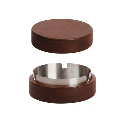 Handcrafted Wooden Ashtray – Elegant Design, Durable, Windproof, Premium Quality