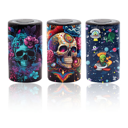 OdorLock Airtight Stash Jar – Skull Edition